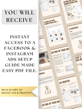Load image into Gallery viewer, Facebook & Instagram Ads Setup Guide (for Beginners)